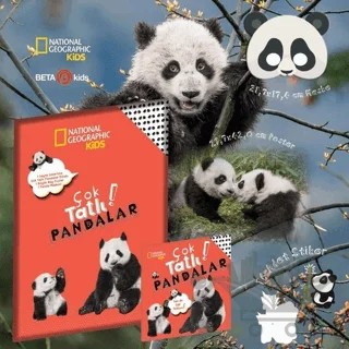 Çok Tatlı Pandalar - National Geographic Kids – Crispin Boyer – Beta Kids kitap kapağı