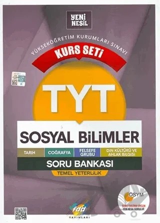 TYT Sosyal Bilimler Kurs Seti Soru Bankası – Kolektif – Fdd Yayınları kitap kapağı