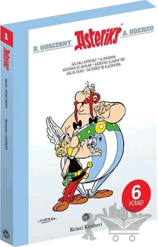 Asteriks (6 Kitap Takım) – Albert Uderzo, Rene Goscinny – Remzi Kitabevi kitap kapağı