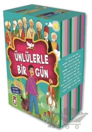 Ünlülerle Bir Gün Seti 1 (10 Kitap Takım) – Mustafa Orakçı – Timaş Çocuk kitap kapağı