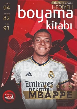 Mbappe Boyama Kitabı – Kolektif – Karnaval Çocuk kitap kapağı