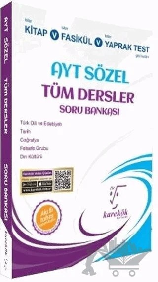 AYT Sözel Tüm Dersler Soru Bankası – Hülya Aydemir – Karekök Yayıncılık kitap kapağı