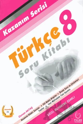 Palme 8. Sınıf Türkçe Kazanım Serisi Soru Kitabı – Osman Aktaş – Palme Yayınları kitap kapağı