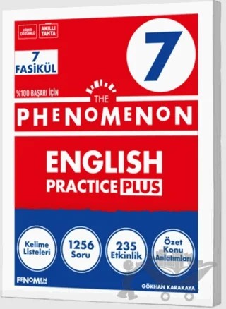 7. Sınıf The Phenomenon English Practice Plus (7 Fasikül) – Gökhan Karakaya – Fenomen Yayınları kitap kapağı
