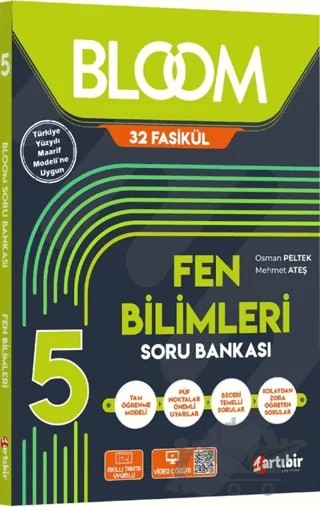 5. Sınıf Fen Bilimleri Bloom Soru Bankası – Kolektif – ArtıBir Yayınları kitap kapağı