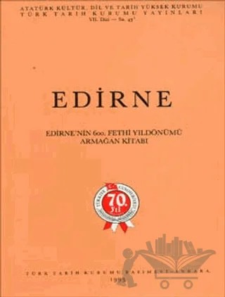 Edirne – Kolektif – Türk Tarih Kurumu Yayınları kitap kapağı