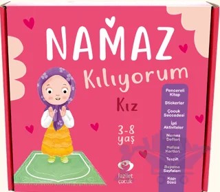 Namaz Kılıyorum ( Kız ) – Selim Han Tuğrul – Çamlıca Çocuk Yayınları kitap kapağı