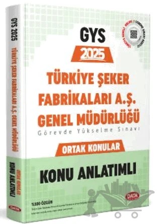 Türkiye Şeker Fabrikaları AŞ Genel Müdürlüğü GYS Konu Anlatımlı – Kolektif – Data Yayınları kitap kapağı