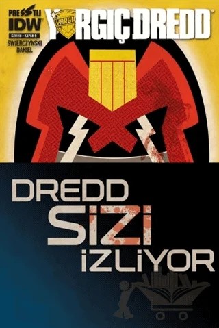Yargıç Dredd Sayı 10 - Kapak B – Presstij Kitap kitap kapağı