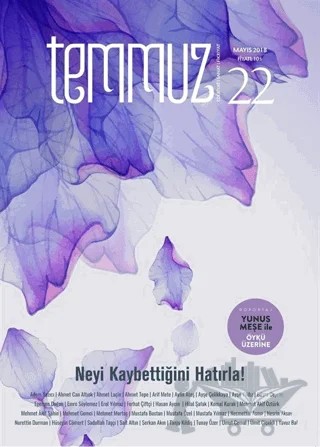 Temmuz Dergisi Sayı:22 Mayıs 2018 – Temmuz Dergisi kitap kapağı