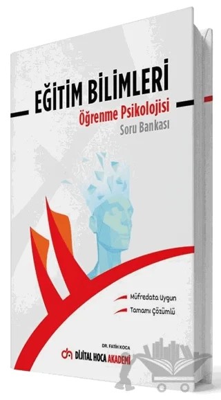 KPSS Eğitim Bilimleri Öğrenme Psikolojisi Tamamı Çözümlü Soru Bankası – Fatih Koca – Dijital Hoca kitap kapağı