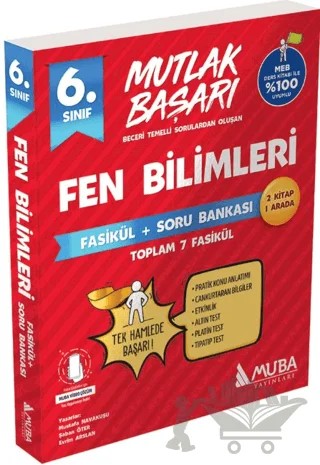 6. Sınıf Fen Bilimleri Fasikül + Soru Bankası – Kolektif – Muba Yayınları kitap kapağı