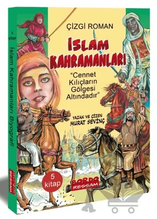 İslam Kahramanları (Çizgi Roman 5 Kitap Set) – Murat Sevinç – Bordo Ressam kitap kapağı