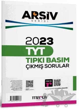 2023 TYT Arşiv Serisi Tıpkı Basım Çıkmış Sorular Tamamı Video Çözümlü – Kolektif – Marka Yayınları kitap kapağı