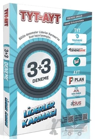 Liderler Karması TYT AYT 3+3 Deneme Seti – Kolektif – Liderler Karması Yayınları kitap kapağı