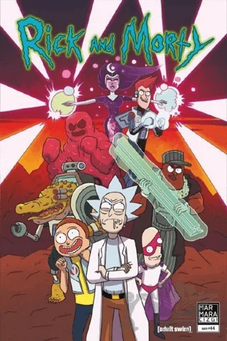 Rick and Morty 44 – Zac Gorman – Marmara Çizgi kitap kapağı