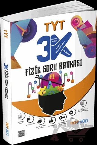TYT 3K Fizik Soru Bankası – Kolektif – Katyon Yayınları kitap kapağı