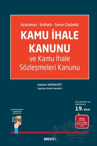 Kamu İhale Kanunu ve Kamu İhale Sözleşmeleri Kanunu – Sadettin Doğanyiğit – Seçkin Yayıncılık kitap kapağı