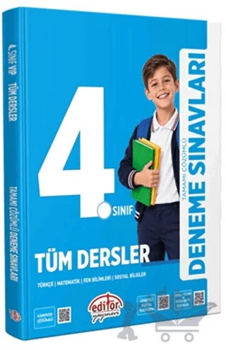 4. Sınıf Tüm Dersler Deneme Sınavları – Kolektif – Editör Yayınevi kitap kapağı