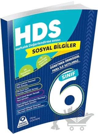 6. Sınıf Sosyal Bilgiler Haftalık Değerlendirme Sınavı HDS – Kolektif – Örnek Akademi kitap kapağı