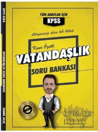 2025 KPSS Genel Kültür Vatandaşlık Konu Özetli Soru Bankası – İsmail Kılıç – Yeni Müfredat Yayınları kitap kapağı