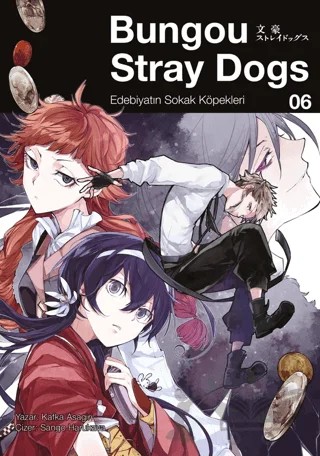 Bungou Stray Dogs 6 Edebiyatın Sokak Köpekleri – Kafka Asagiri – Gerekli Şeyler Yayıncılık kitap kapağı