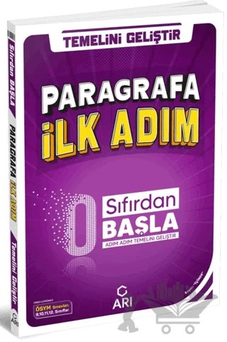 Paragrafa İlk Adım – Hamza Kaya – Arı Yayıncılık kitap kapağı