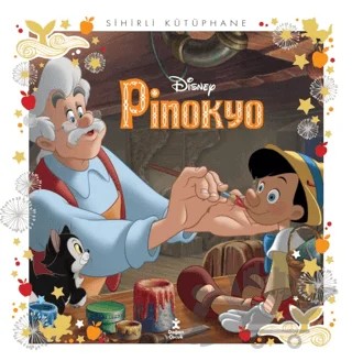 Sihirli Kütüphane - Pinokyo – Kolektif – Doğan Çocuk kitap kapağı