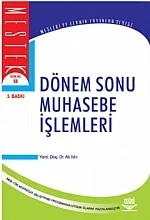 Dönem Sonu Muhasebe İşlemleri – Ali Ildır – Nobel Yayın kitap kapağı