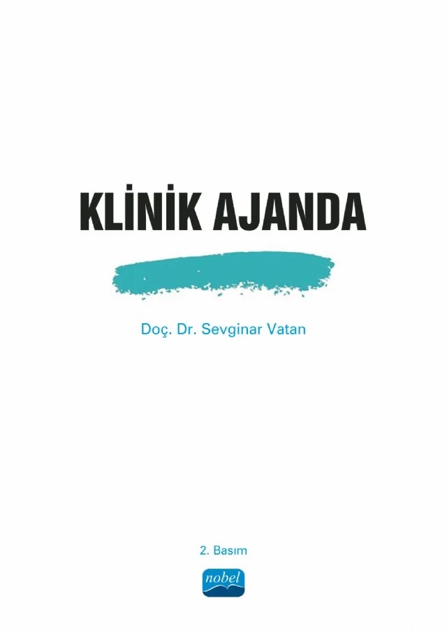 Klinik Ajanda – Sevginar Vatan – Nobel Akademik Yayıncılık kitap kapağı