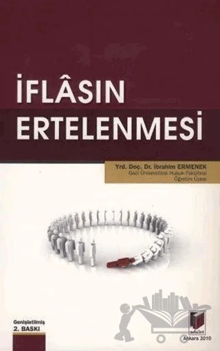 İflasın Ertelenmesi – İbrahim Ermenek – Adalet Yayınevi kitap kapağı