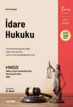 THEMIS – İdare Hukuku Soru Kitabı – Ümit Kaymak – Seçkin Yayıncılık kitap kapağı