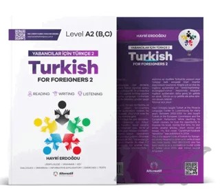 Yabancılar İçin Türkçe 2 - Türkish For Foreigners 2 – Hayri Erdoğdu – Alternatif Yayıncılık kitap kapağı