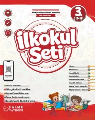 3. Sınıf İlkokul Seti – Kolektif – Palme Yayınları kitap kapağı