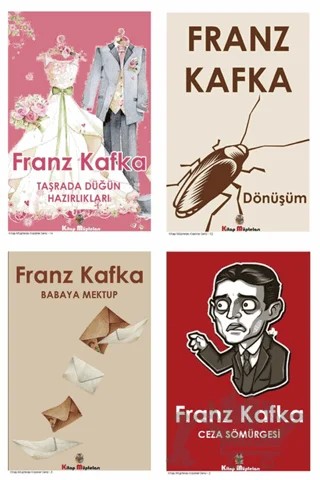 Franz Kafka Kitap Seti (4 Kitap) – Franz Kafka – Kitap Müptelası Yayınları kitap kapağı