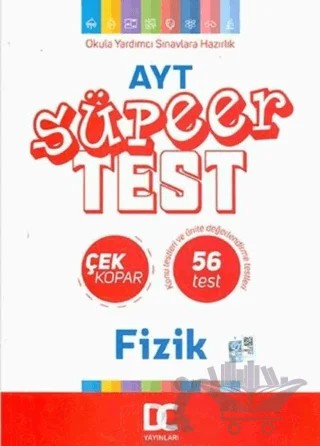 AYT Fizik Süper Test Çek Kopar – Kolektif – ​Doğru Cevap Yayınları kitap kapağı