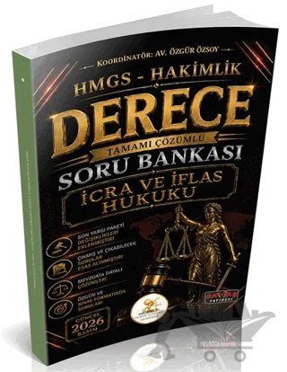 HUKAL HMGS-Hakimlik Derece İcra ve İflas Hukuku Soru Bankası – Özgür Özsoy – Savaş Yayınevi kitap kapağı