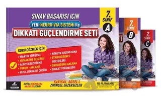 Dikkati Güçlendirme Seti 7. Sınıf 13 Yaş – Osman Abalı – Adeda Yayınları kitap kapağı