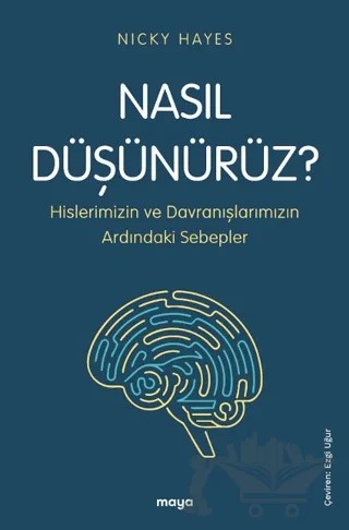 Nasıl Düşünürüz? – Nicky Hayes – Maya Kitap kitap kapağı