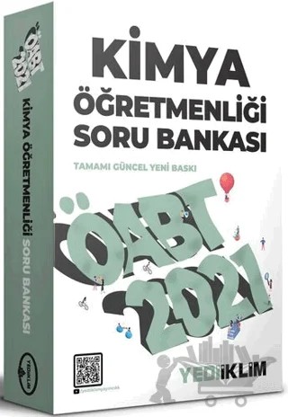 2021 ÖABT Kimya Öğretmenliği Soru Bankası – Kolektif – Yediiklim Yayınları kitap kapağı