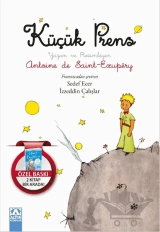 Küçük Prens Özel Baskı (2 Kitap Birarada) – Antoine de Saint-Exupery, Meritxell Marti, Valenti Gubianas – Altın Kitaplar kitap kapağı