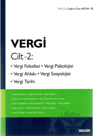 Vergi Cilt - 2 – Coşkun Can Aktan – Seçkin Yayıncılık kitap kapağı