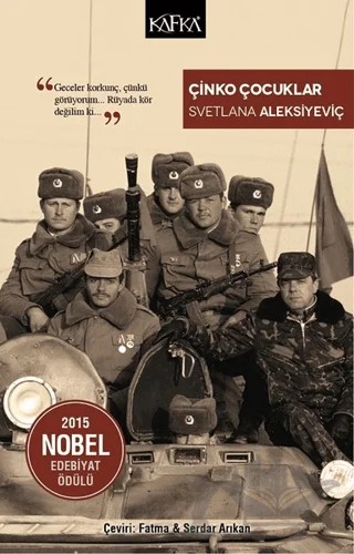 Çinko Çocuklar – Svetlana Aleksiyeviç – Kafka Kitap kitap kapağı