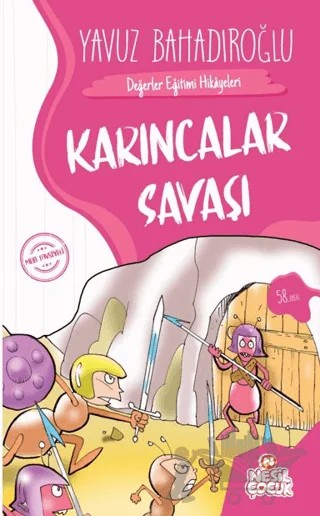 Karıncalar Savaşı – Yavuz Bahadıroğlu – Nesil Çocuk Yayınları kitap kapağı