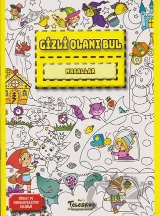 Masallar - Gizli Olanı Bul – Kolektif – Teleskop Popüler Bilim kitap kapağı