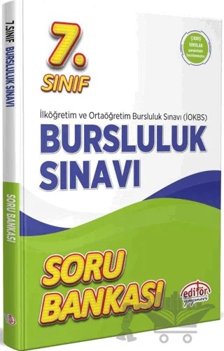 7. Sınıf Bursluluk Sınavı Soru Bankası – Kolektif – Editör Yayınevi kitap kapağı