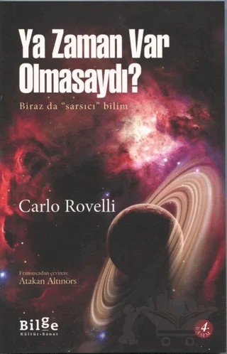 Ya Zaman Var Olmasaydı? – Carlo Rovelli – Bilge Kültür Sanat kitap kapağı
