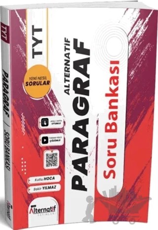TYT Paragraf Alternatif Soru Bankası – Bekir Yılmaz, Kutlu Hoca – Alternatif Yayınları kitap kapağı