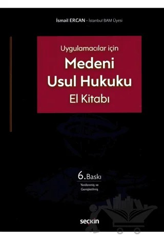Medeni Usul Hukuku El Kitabı – İsmail Ercan – Seçkin Yayıncılık kitap kapağı