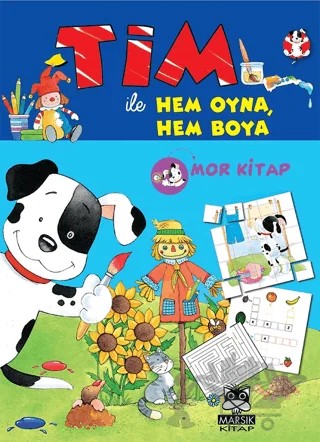 Tim ile Hem Boya Hem Oyna (Mor Kitap) – Kolektif – Marsık Kitap kitap kapağı